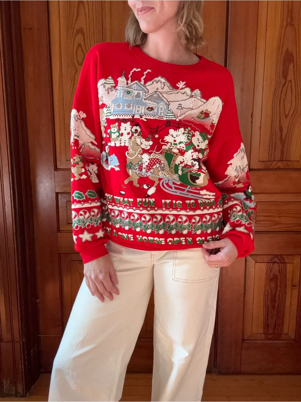 Classic Red Holiday Sweater